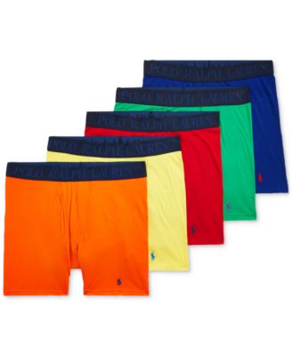Polo Ralph Lauren - Men's Cotton-Blend Boxer Briefs, 5-Pack