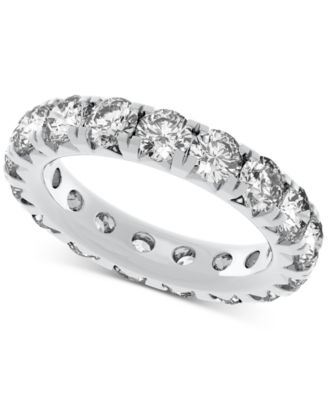 Macy's - Diamond All-Around Eternity Band (4 ct. t.w.) in 14k Gold (Also in Platinum)