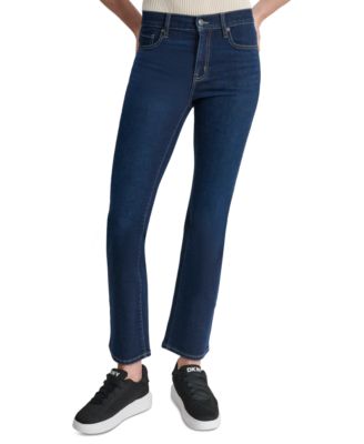 DKNY Jeans - Petite High-Rise Bootcut Ankle Jeans