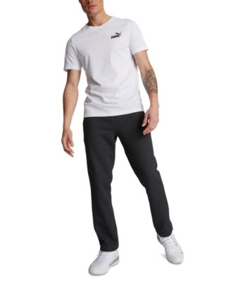 Puma - Men's Slim-Fit Logo-Print Fleece Sweatpants