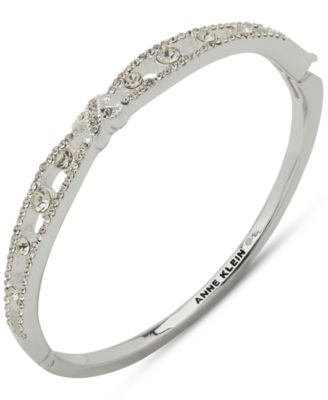 Anne Klein - Crystal Open Hinge Bracelet