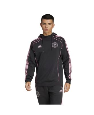 adidas - Men's Black Inter Miami CF 2025 Travel Pullover Hoodie