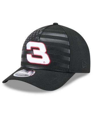 New Era - Men's Black Austin Dillon American Flag 9FORTY M-Crown A-Frame Adjustable Hat