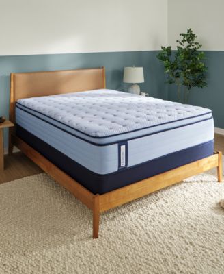 Sealy - Posturepedic Seafield 14" Soft Euro Pillowtop Mattress Set - King