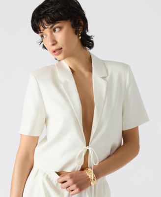 Steve Madden - Women's Fia Short-Sleeve Blazer