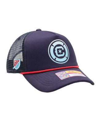 Fan Ink - Men's Navy Chicago Fire Atmosphere Trucker Adjustable Hat