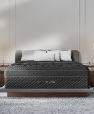 Brooklyn Bedding - Helix Midnight Elite 15" Medium Firm Euro Pillow Top Mattress - Twin