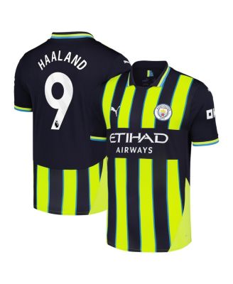 Puma - Men's Erling Haaland Navy Manchester City 2024/25 Away Replica Player Jersey
