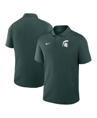 Nike - Men's Green Michigan State Spartans Primetime Victory Primary Logo Performance Polo Shirt