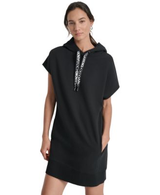 DKNY - Women's Logo-String Hoodie Sneaker Dress