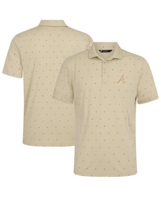 LevelWear - Men’s Cream Atlanta Braves Vision Polo Shirt